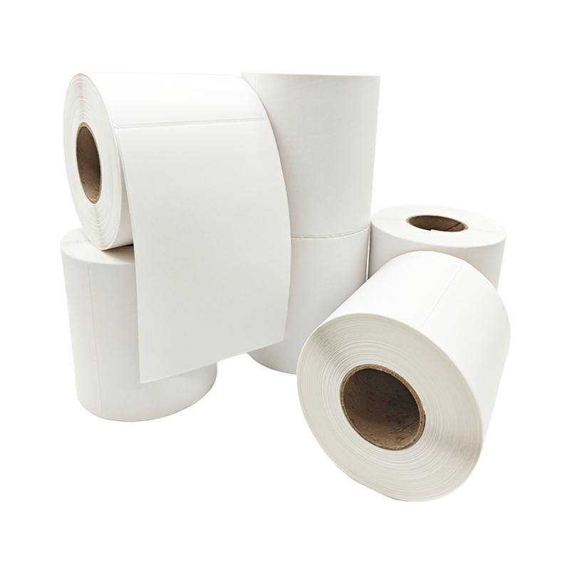 White/Blue Grid Thermal Tag Paper 100x150mm