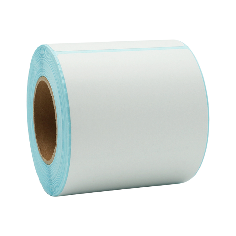 White/Blue Grid Thermal Tag Paper 100x75mm