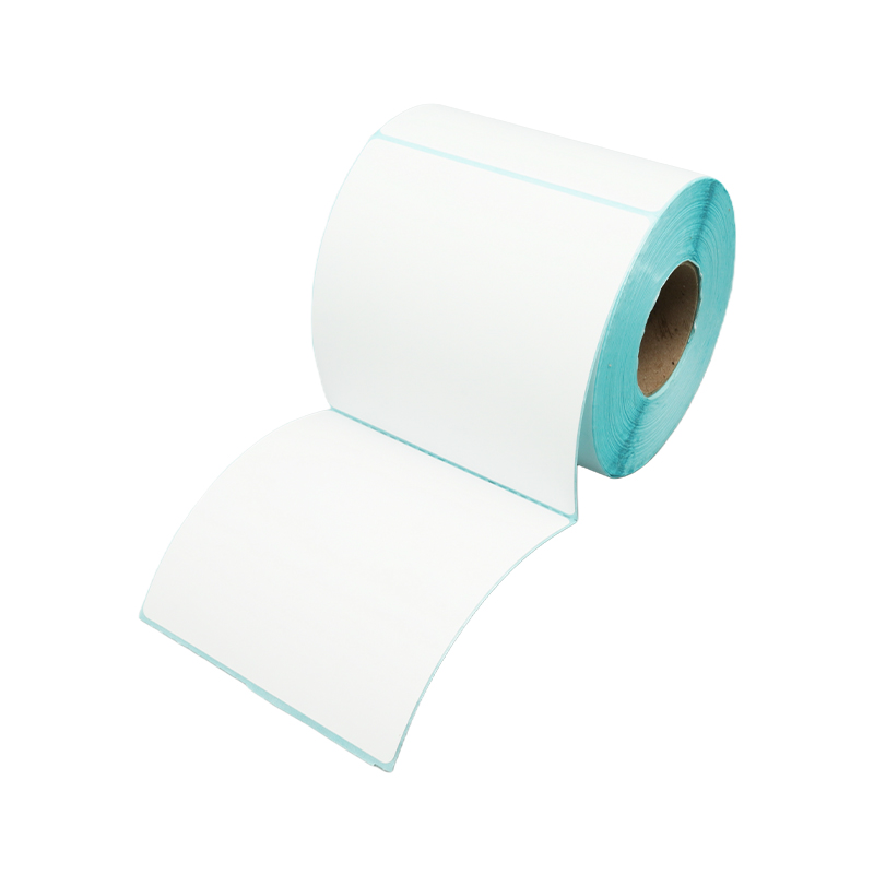 How can the color of blue grid thermal tag paper be prevented from fading during storage?